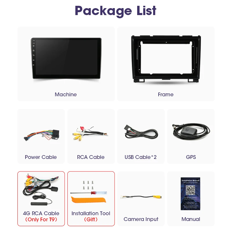 

T6 Android10.0 2 Din RDS DSP IPS Car Radio Multimedia Video Player For Haval Great Wall H3H5 2011-2016 4GNET+WIFI Navigation GPS