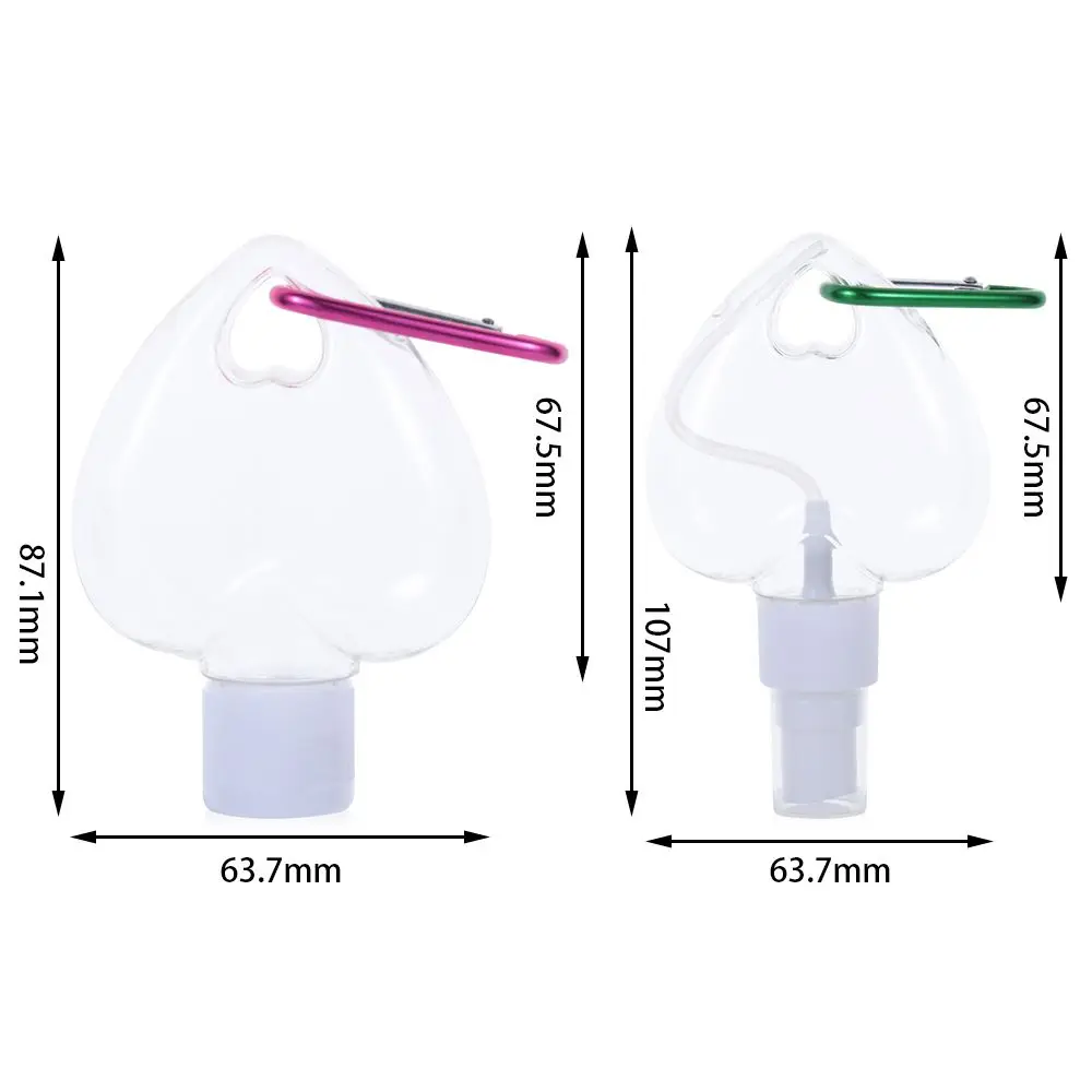 1 шт. прозрачный флакон с металлическим крючком 50 мл