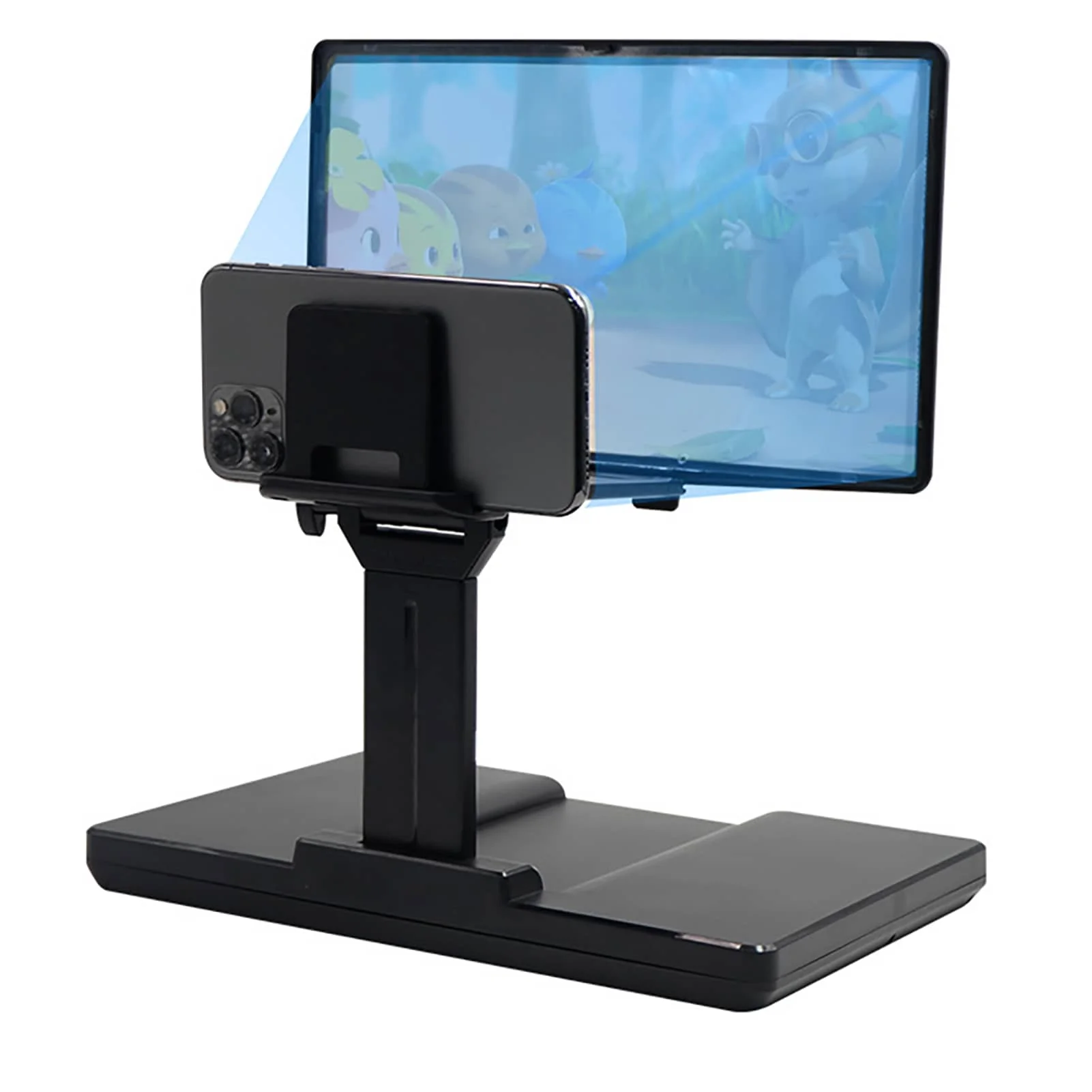 Smart Phone Screen Magnifying Holder 3D Anti-blue Light Lens Movies HD Amplifier Folding Desk Holders For IPhone Android