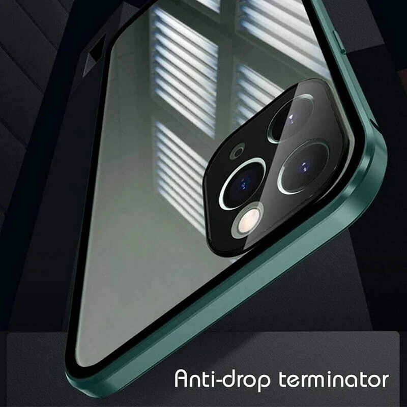 Двухсторонний чехол с пряжкой для iPhone 13 12 11 Pro Max защитный полной защитой
