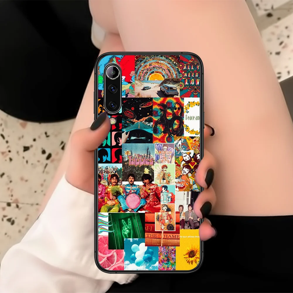 

Beatle Band Phone Case For XIAOMI Redmi K 3 4 5 6 7 8 9 10 20 30 A X Pro Ultra Black black Cover Painting Coque Fashion Etui