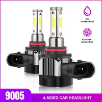 2pcs 5000lm led headlamp bulb h7 h11 9005 9006 waterproof light 6000k 360 degree car headlight fog light for car truck suv