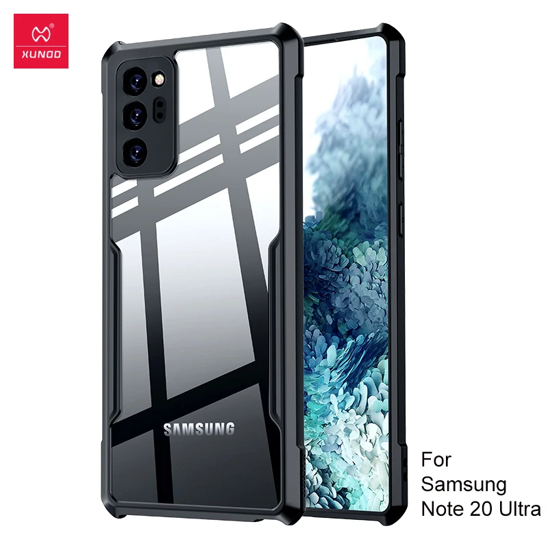 Прозрачный противоударный чехол для Samsung Galaxy Note 20 Xundd защитный чехол-бампер с