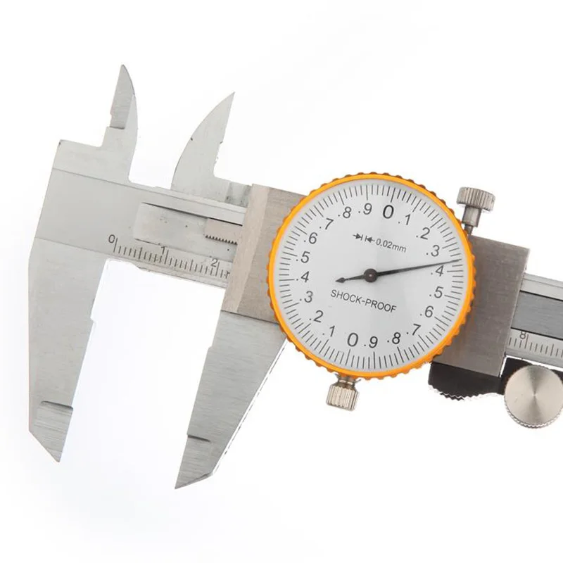 0-150mm Calipers High Precision Table Vernier Caliper with Watch Double-Way Shock-Proof Measuring Gauging Tools | Инструменты