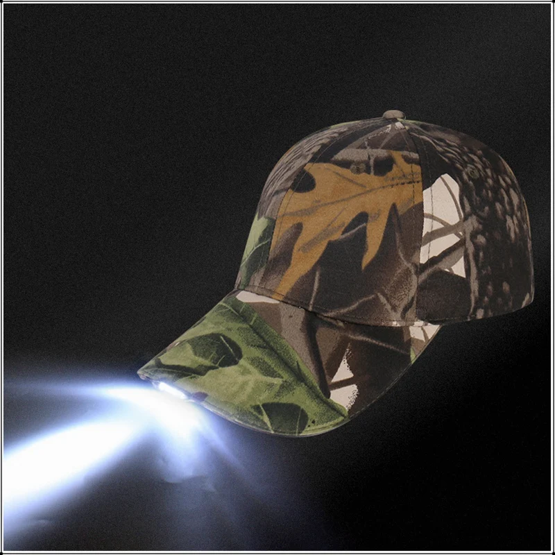 Унисекс светодиодный бейсбольная кепка ночная Кепка рыболовная уличная