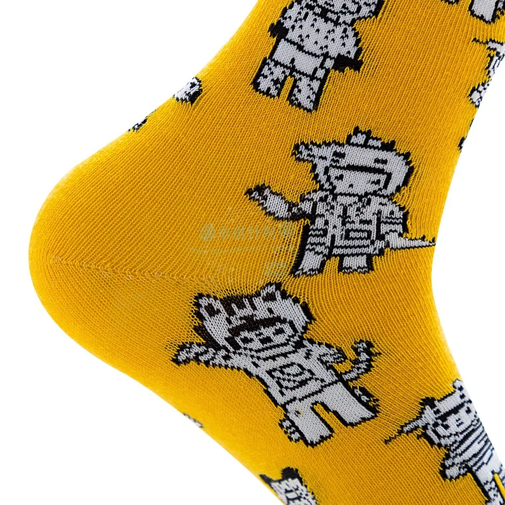 

Free shipping stylish men women Planet printed sock high Quality Cotton Socks Man Meias Mens Calcetines