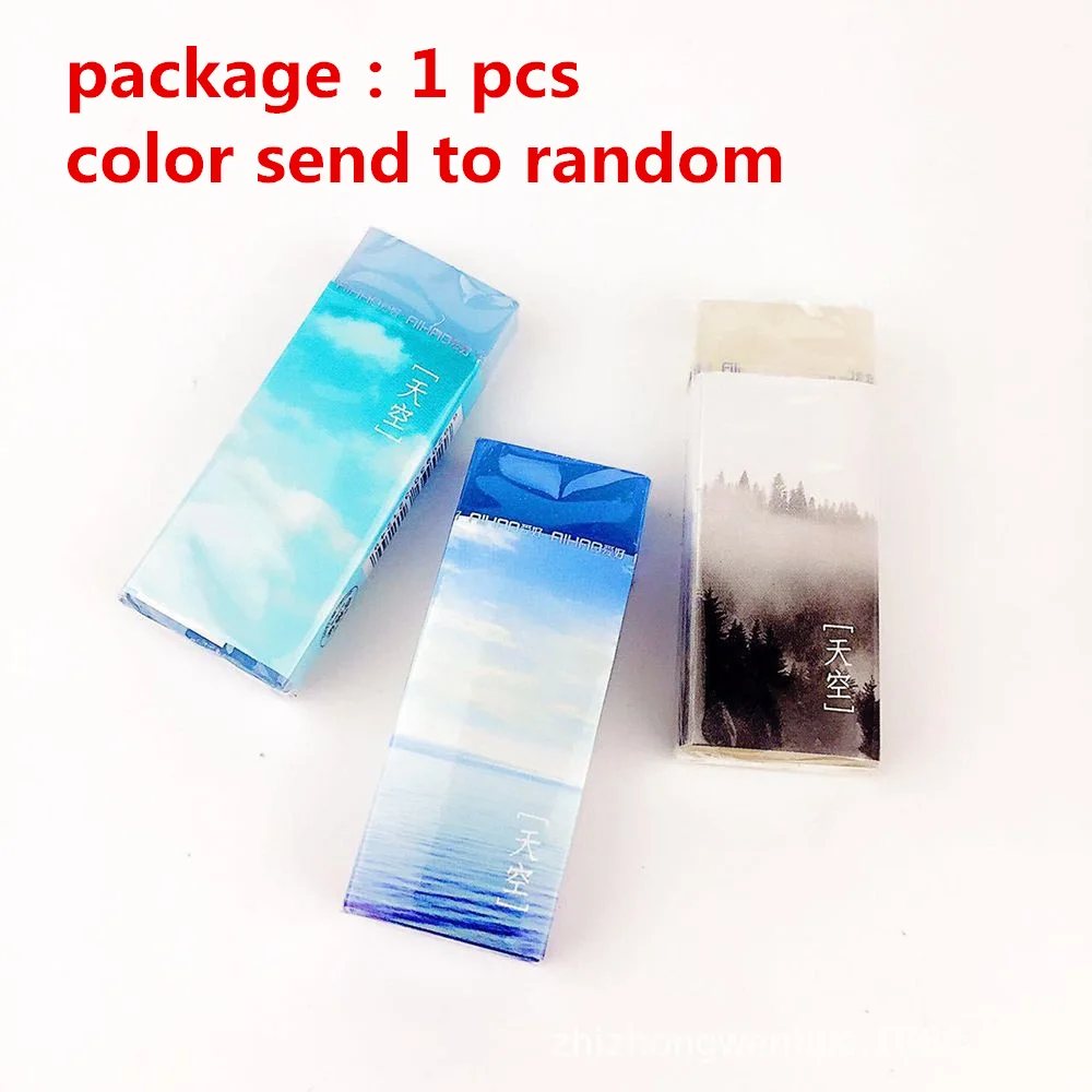 Белый 1 pcs Jelly Color Eraser Drawing Exam Eraser School Office Supply Pupil Prize Stationery Gift Cute Eraser Rewards Small Gifts - Цвет: Белый