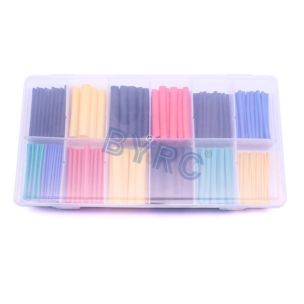 280pcs/box Heat Shrink Tube Kit Shrinking Assorted Polyolefin Insulation Sleeving Tubing Wire Cable 8 Sizes 2:1 s | Игрушки и хобби