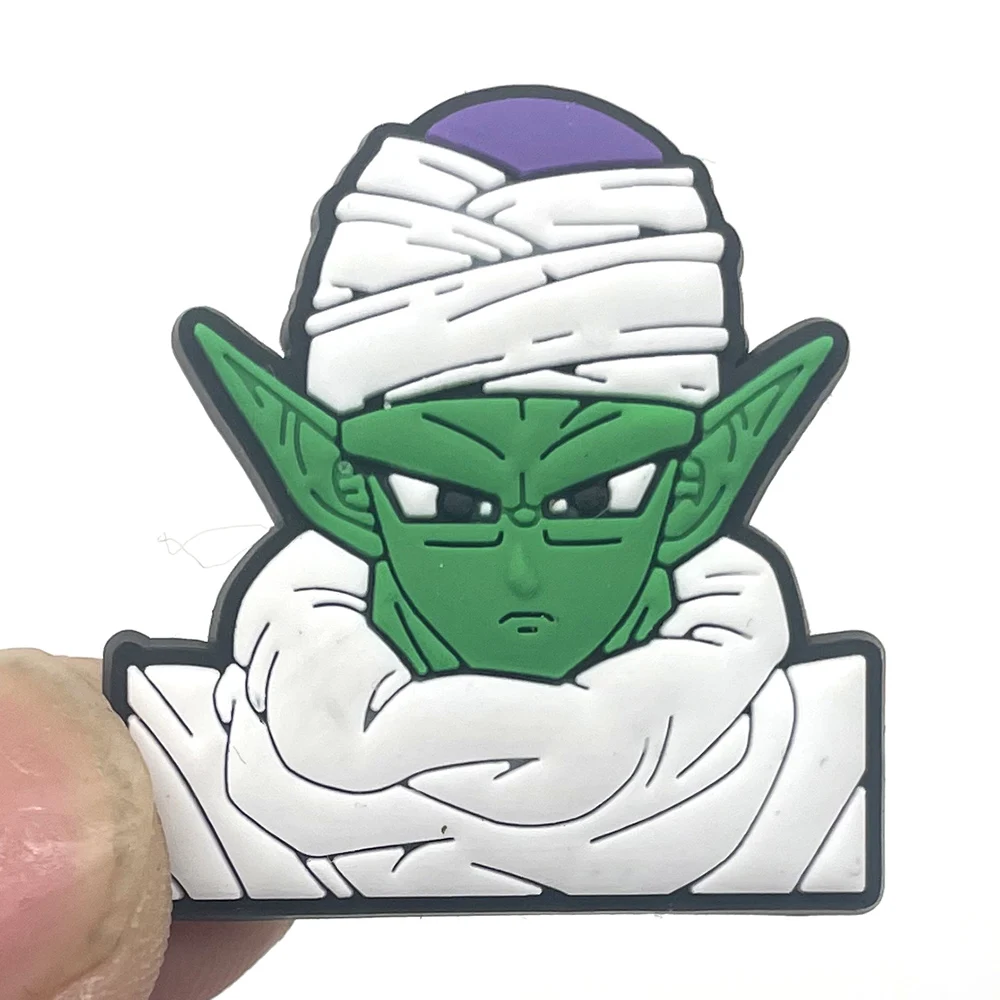 1PCS cartoon Shoe Charms Accessories Hot anime character garden Shoe Decoration Bracelet buckle for Croc jibz Kids X-mas Gift