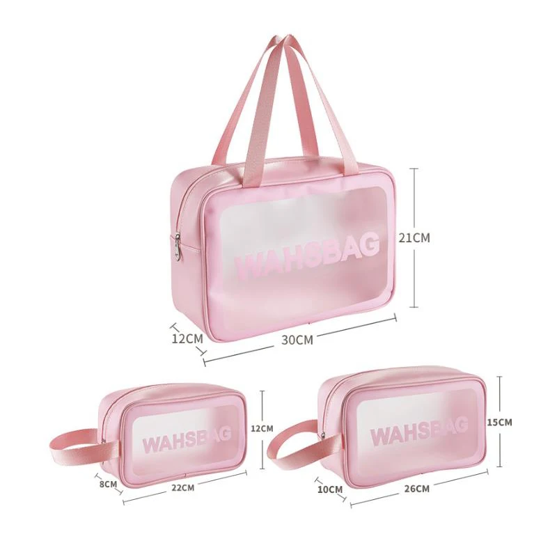 

Women Cosmetic Bags Portable Multipurpose Storage Case PVC Travel Cosmetic Make Up Bag Organizer Toiletry Bag Zipper Pouch