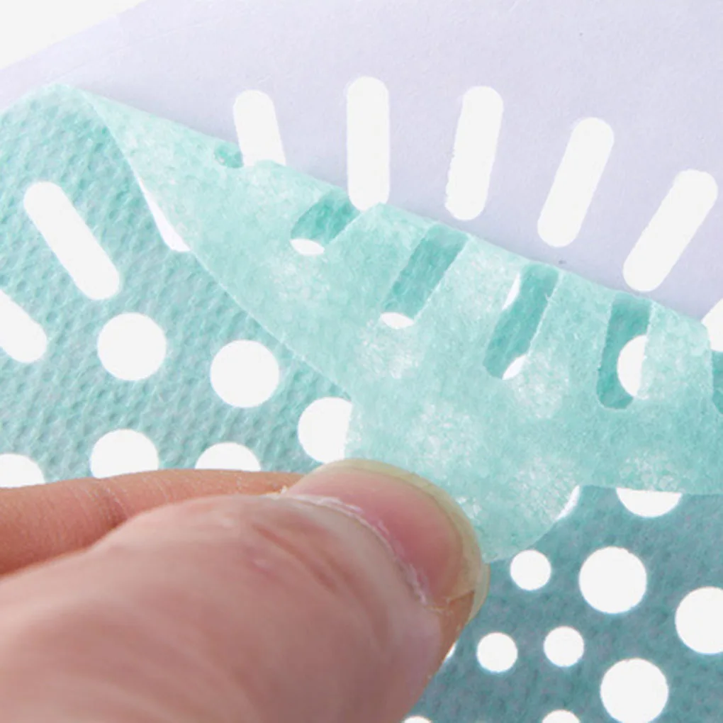 

20pcs Disposable Non-Woven Fabric Hair Sink Filter Strainer Stickers Kitchen Bathroom Shower Floor Drain Anti-Blocking CoverNet