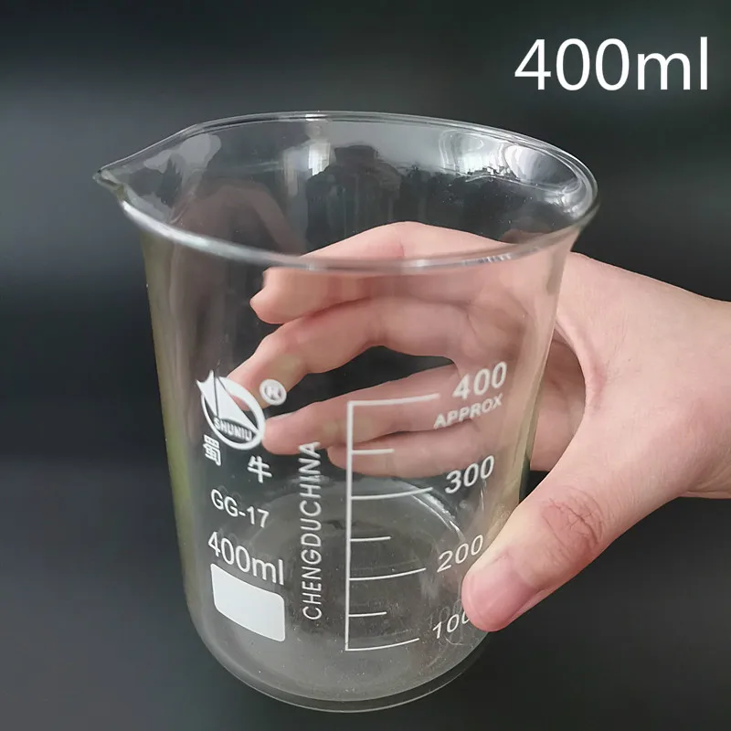 Низкая Форма мензурки G3.3 для лаборатории боросиликатного стекла тяжелой стены 1