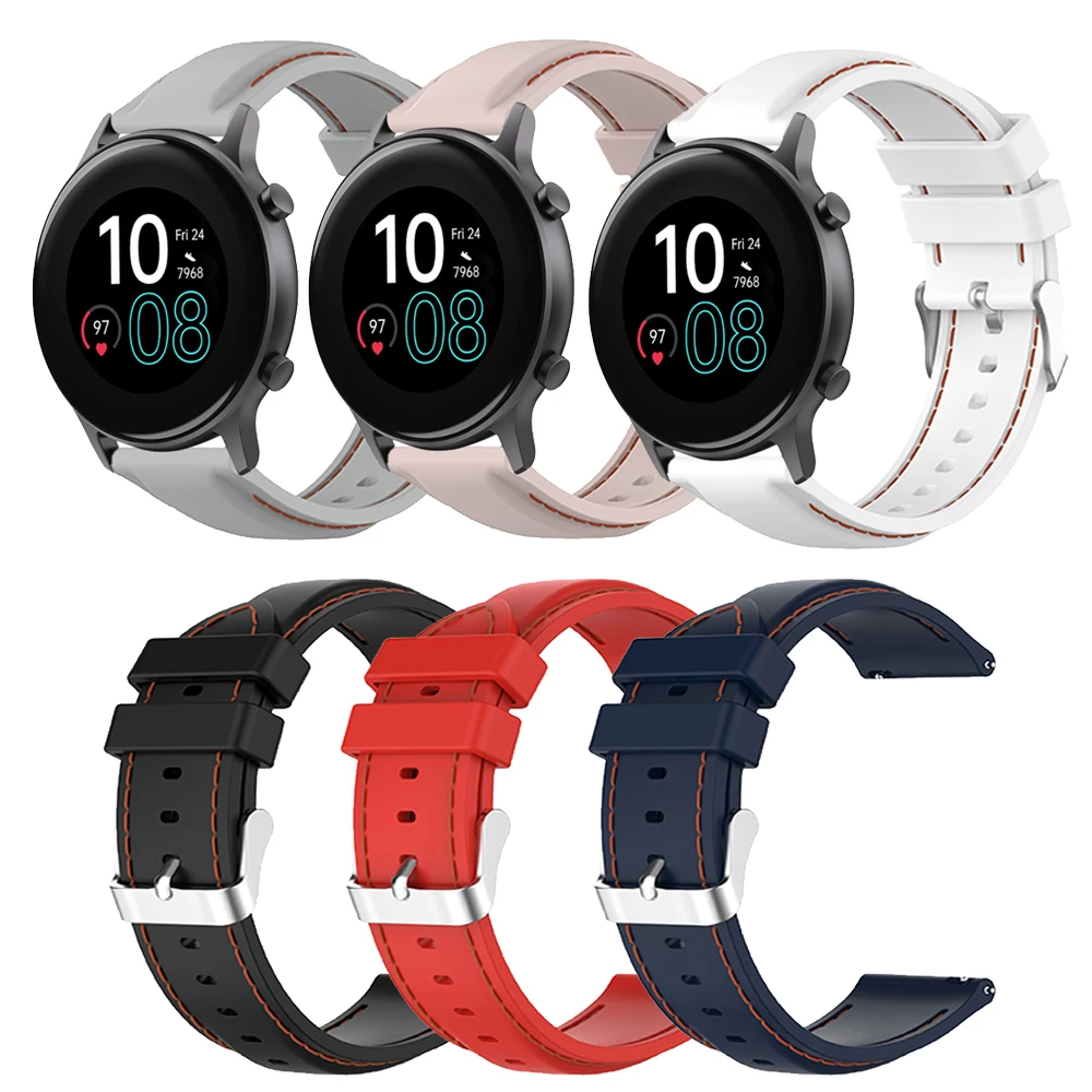 

Сменный силиконовый ремешок для умных часов Umidigi Uwatch 2S, 3s, Urun S, 22 мм
