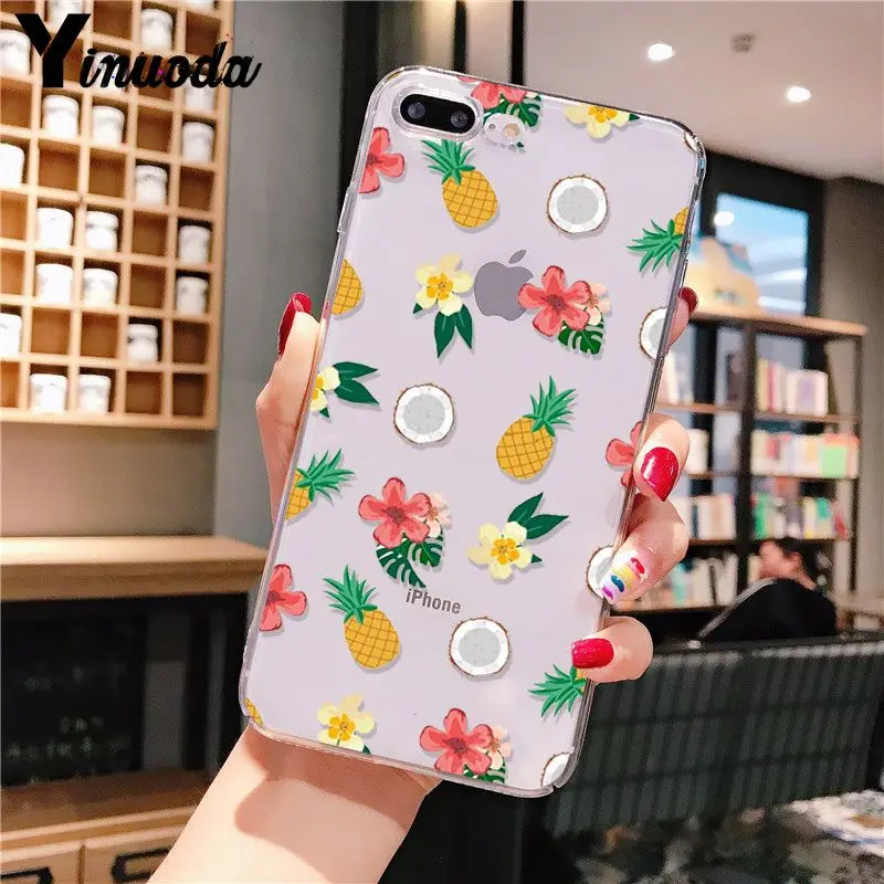 

Cartoon coconut Soft Phone Case For iPhone 11 6 6s 7 8 Plus 11 Pro XS Max XR SE 2020 funda Cover Mobile Cover
