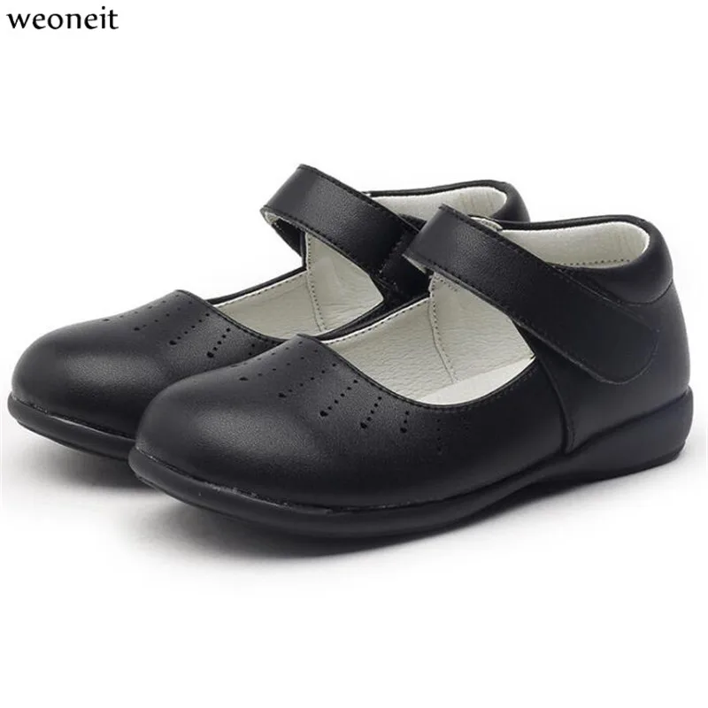 Weoneit Girls Leather Princess Shoes 2020 Spring Autumn Children's School Girl New Wedding Party Dance 26-37 |