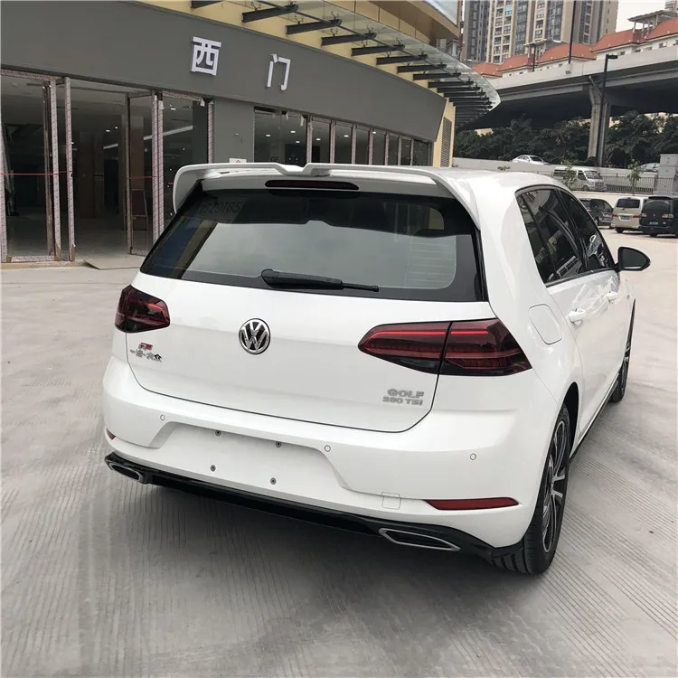 Для Volkswagen Golf 7 Спойлер ABS Материал заднее крыло автомобиля праймер Авто Стайлинг