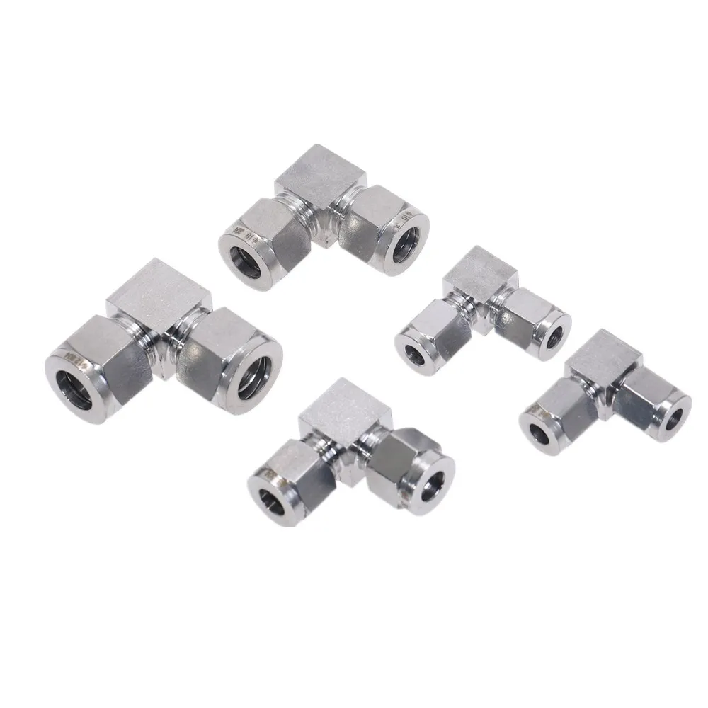 Фитинги для труб из нержавеющей стали 304 два наконечника O.D 3 4 6 8 10 12 1/8 &quot1/4&quot 3/8