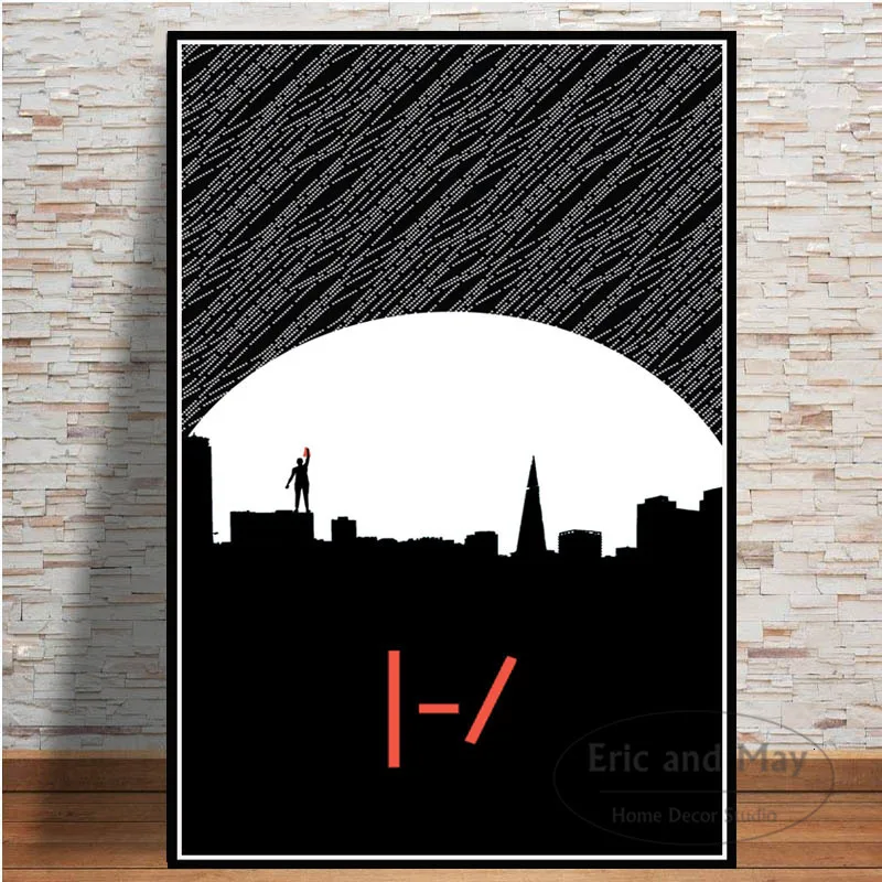 

Twenty One Pilots Music Band Canvas Painting Art Posters And Prints Wall Pictures For Living Room Decoration Home Decor Plakat