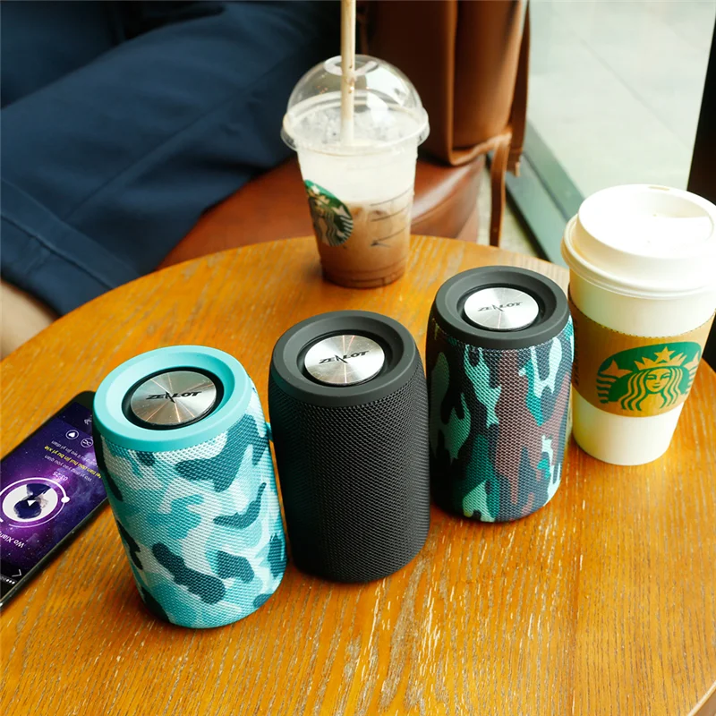 

ZEALOT S32 Mini Force Wireless Speaker Bluetooth 5.0 Portable Speaker 10W Speakers 15H Playtime with Voice Assistant