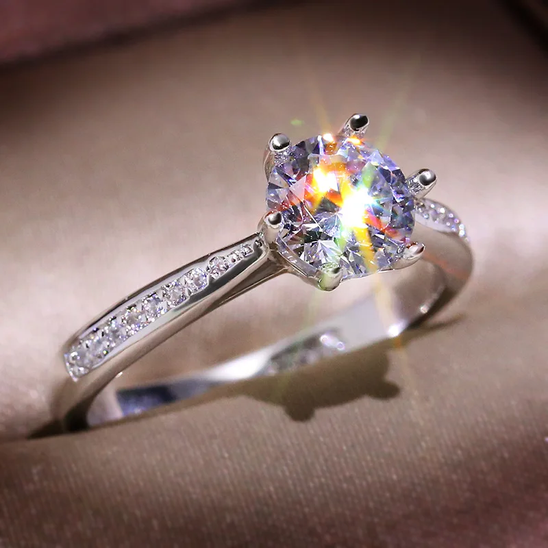 

925 Sterling Silver Retro Diamond Rings Woman Jewelry Butterfly Silver Wedding Rings for Couples Womens Rings for Women Silver