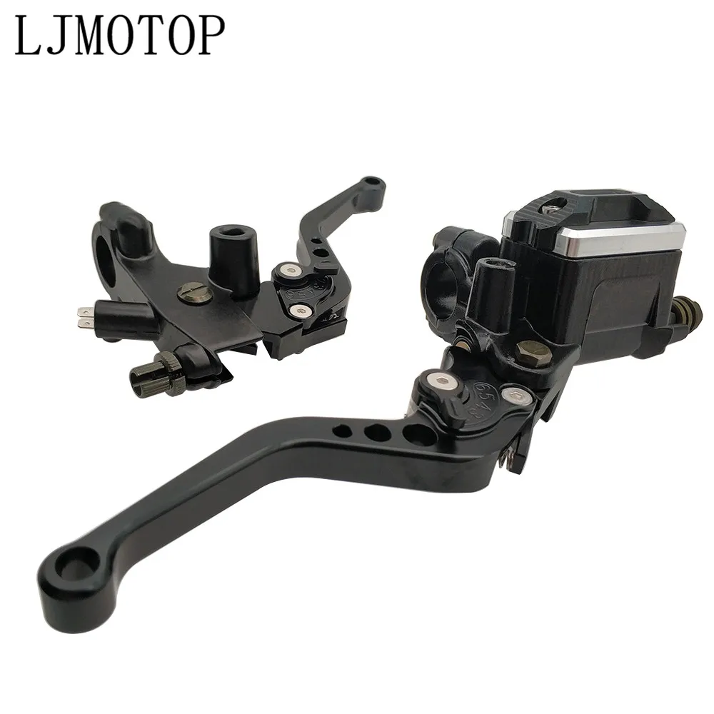 22mm Motorcycle Brake Clutch Levers Cable Reservoir For bmw f800gs s1000r rsv4 yamaha nmax 155 300 xmax530 Accessories | Автомобили и
