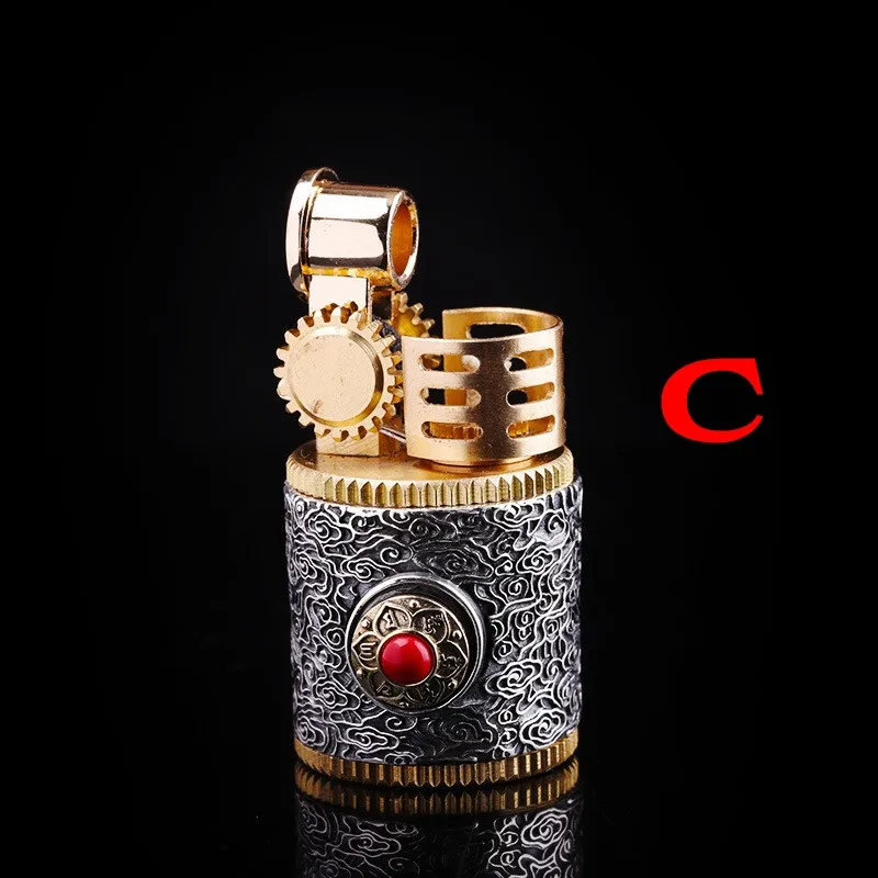 Ювелирные изделия из настоящего серебра S925 пробы Мужская подвеска с зажигалкой в