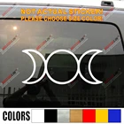 Тройная Луна Символ наклейка автомобиль винил языческая богиня Wiccan выбрать размер цвета