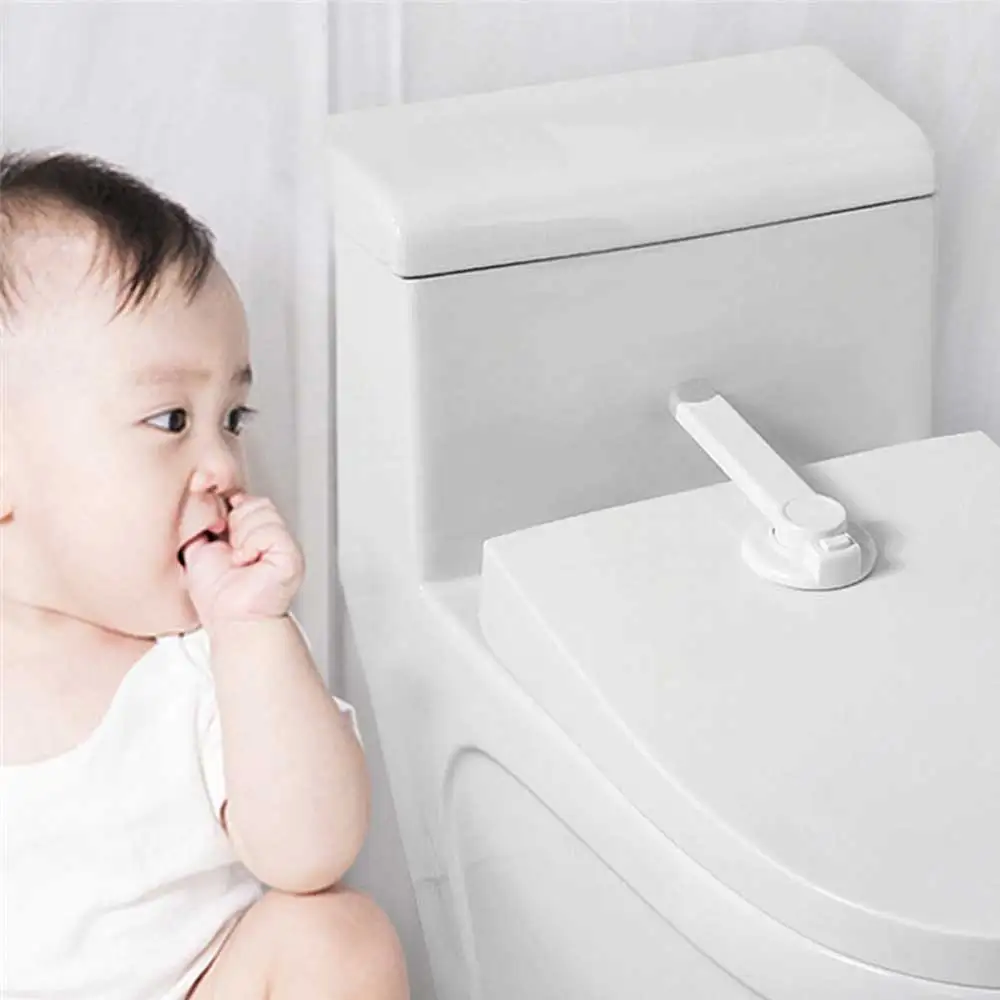 

Baby Safety Toilet Locks Bathroom Children Proof Toilet Seat Lid Lock Kids Safety Care Baby Protection Boys Girls Safety Tools