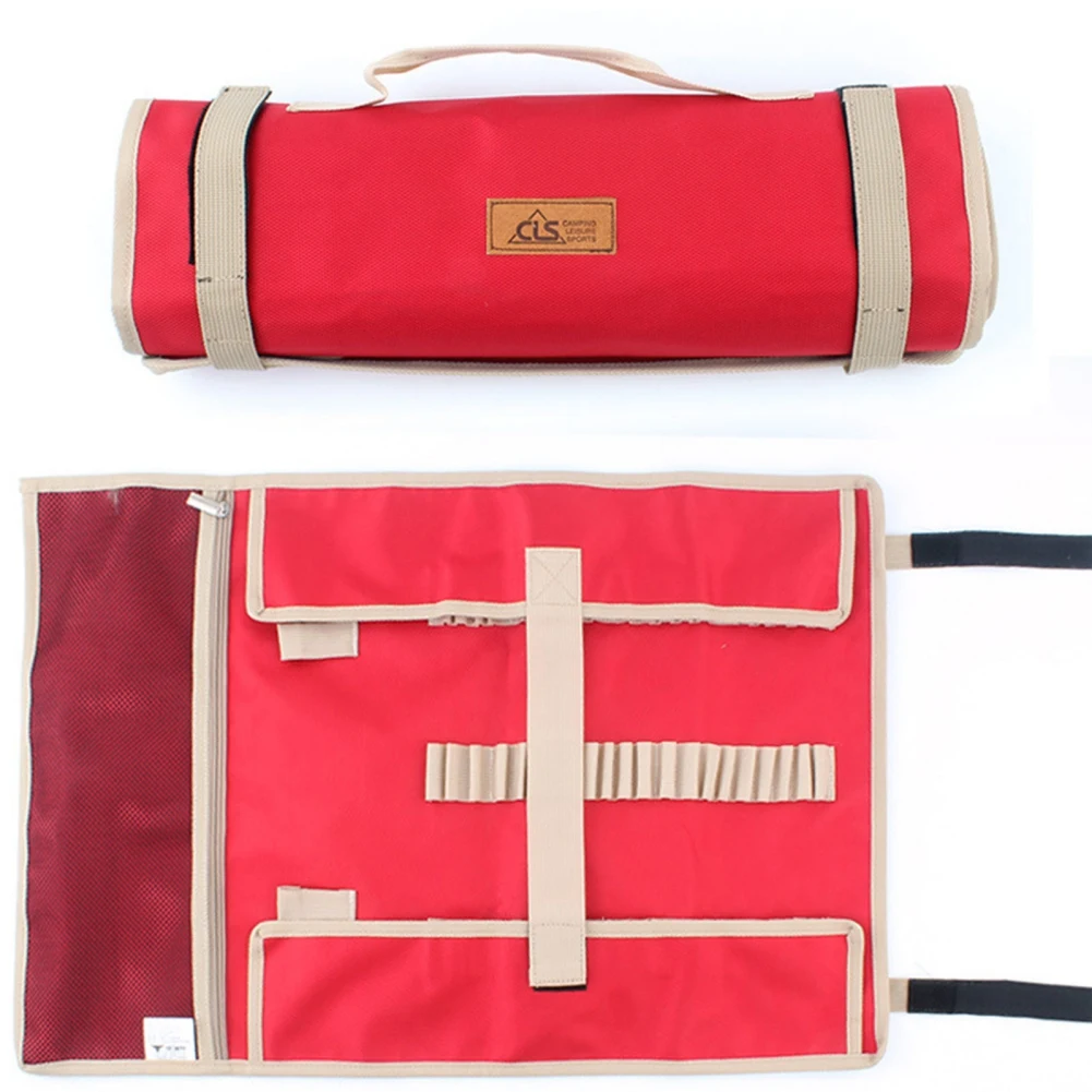 

Camping Portable Tent Nail Bag Light Weight Oxford Cloth Peg Storage Sack Hammer Pouch Organizer