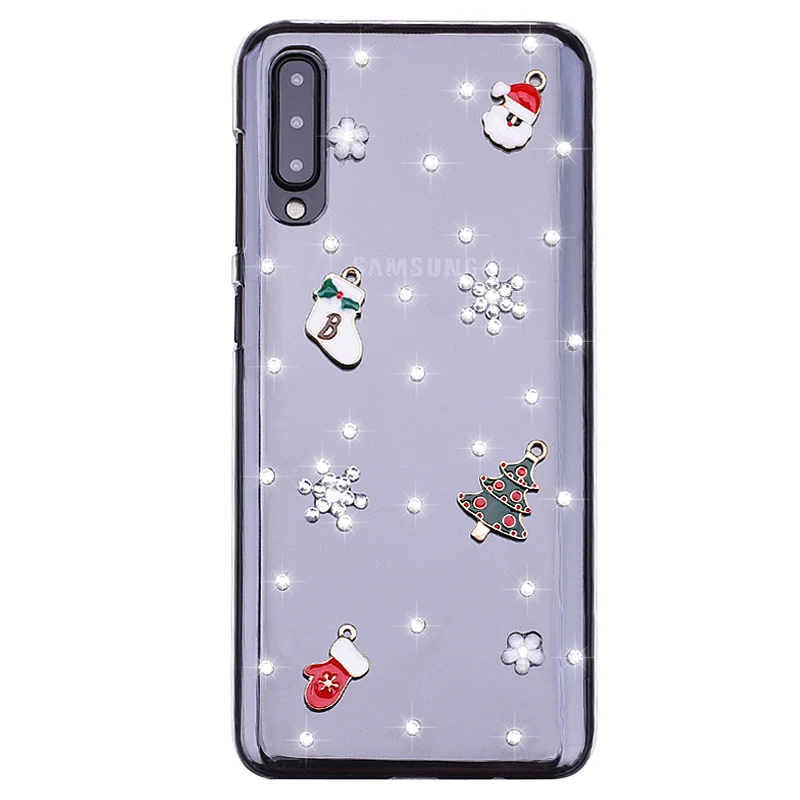 3D Diamond Crystal Cases For Samsung Galaxy A50 case A70 A40 A10 A20 A30 A80 S8 S9 S10 Plus S10e Note 8 9 10 plus A7 2018 cover |