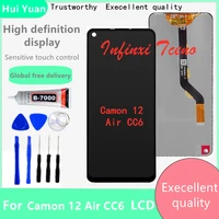 6 55 for tecno camon 12 air cc6 lcd display touch screen digitizer assembly for tecno camon12 air lcd replacement partstools