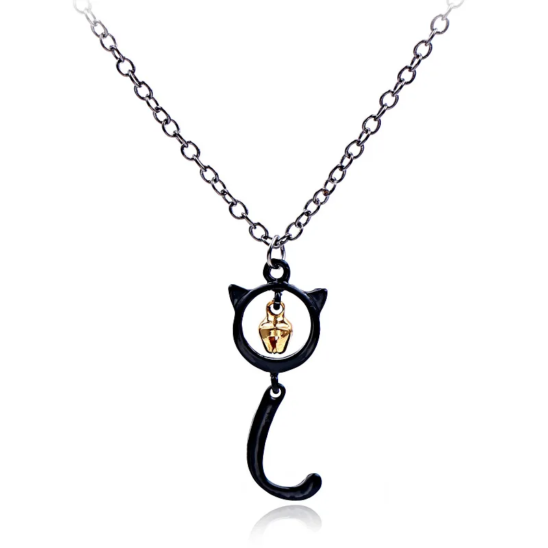 Детские любимые игрушки волшебное кольцо и колье на удачу с эльфом черной кошкой