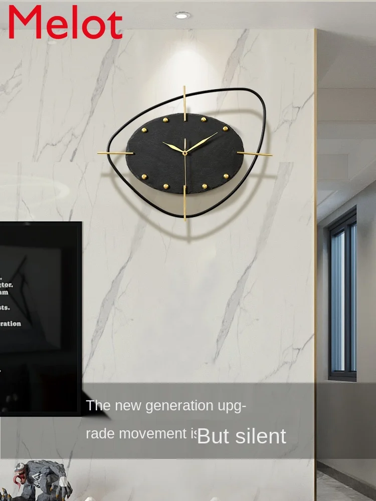 

Wall Clock Nordic Simple Living Room Home Wall Clock Clock Fashion Personality Modern Light Luxury Pocket Watch