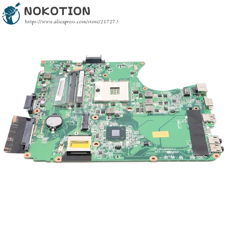 Материнская плата NOKOTION A000081420 A000080670 A000080800 DA0BLBMB6F0 для ноутбука Toshiba Satellite L750 L755