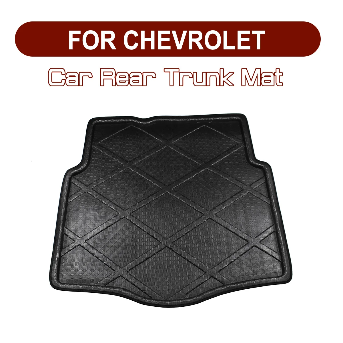

Car Rear Trunk Boot Mat Floor Mats Cargo Waterproof FOR Chevrolet LOVA CRUZE Captiva EPICA SAIL MALIBU Cavalier Equinox Tracker