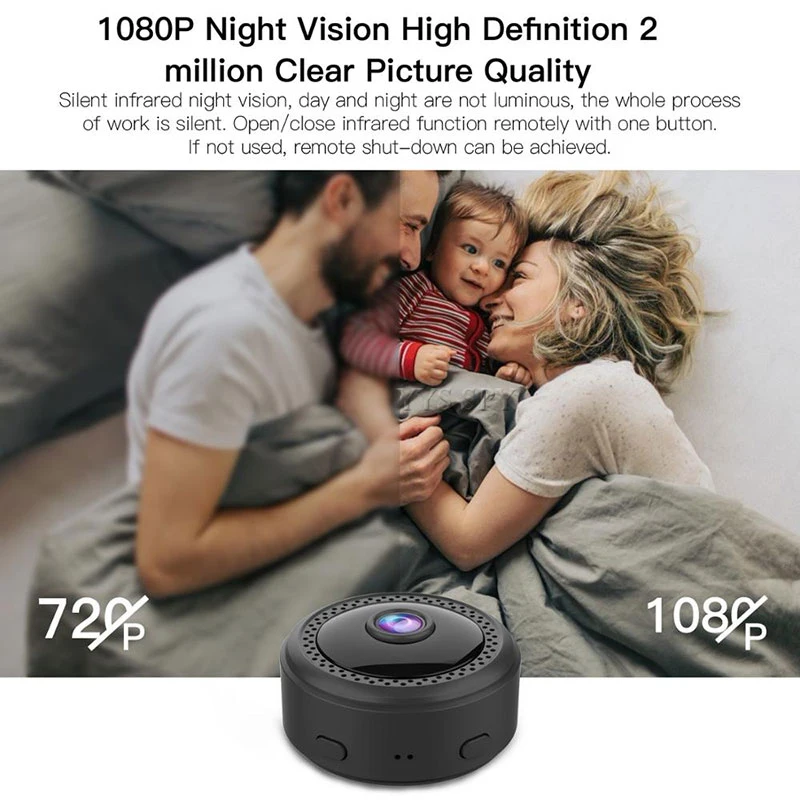 Мини камера с Wi Fi HD 1080P 10 шт. инфракрасная ночным видением датчик движения