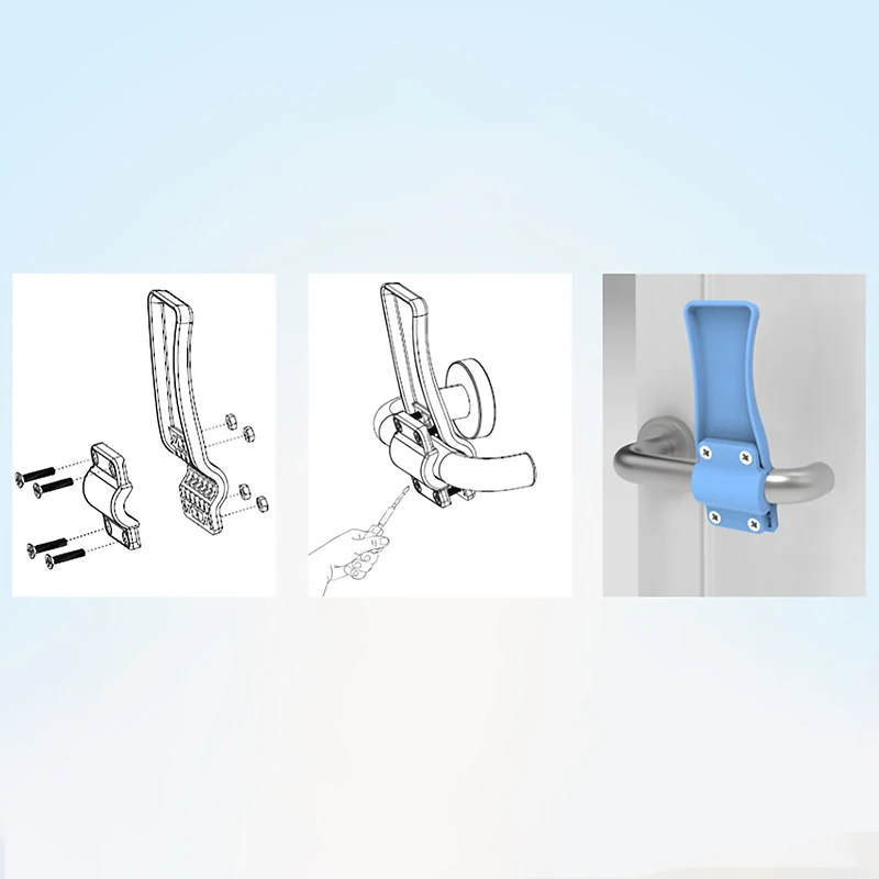 

Hands Free Arm Pull Door Opener,Open Doors with Elbow,Door Arm Pull Handle