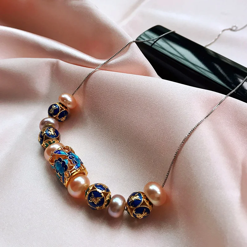 Ожерелье из натурального жемчуга в европейском стиле для женщин AAAA