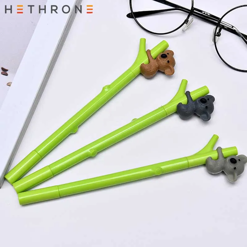 Высококачественная гелевая ручка Hethrone с милым дизайном коалы скраб для