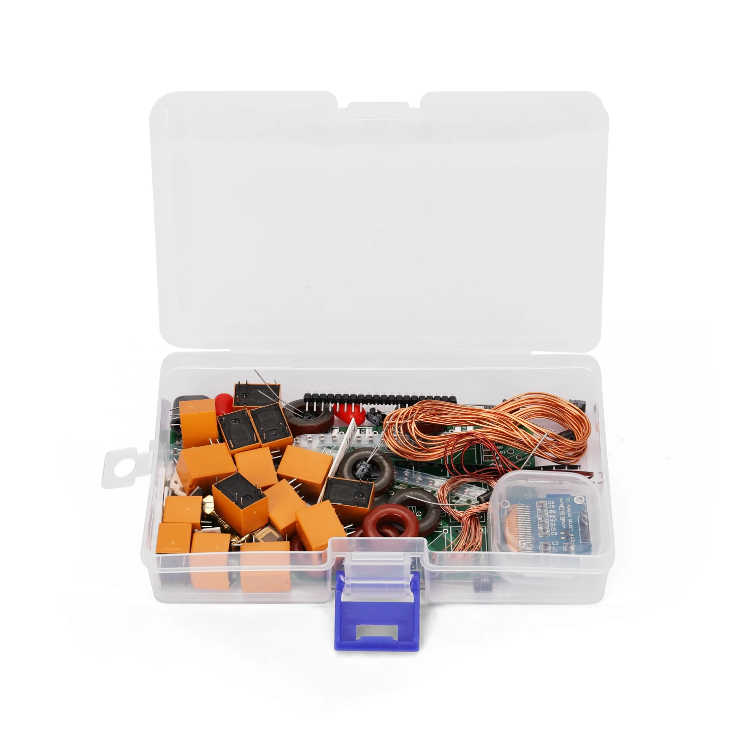 

ATU-100 DIY Kits 1.8-50MHz ATU-100 Mini Automatic Antenna Tuner by N7DDC 7x7 + 0.96 Inch OLED Firmware Programmed DIY Tool Set