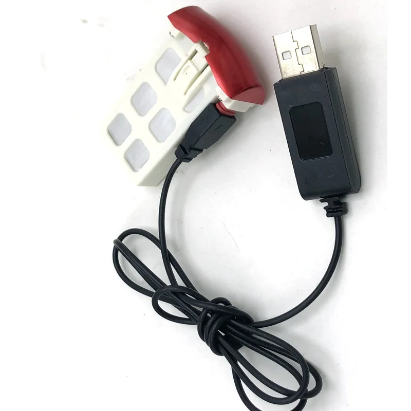 Rc Lipo батарея 3 7 В 500 мАч с USB зарядным устройством для SYMA X5UC X5UW Радиоуправляемый