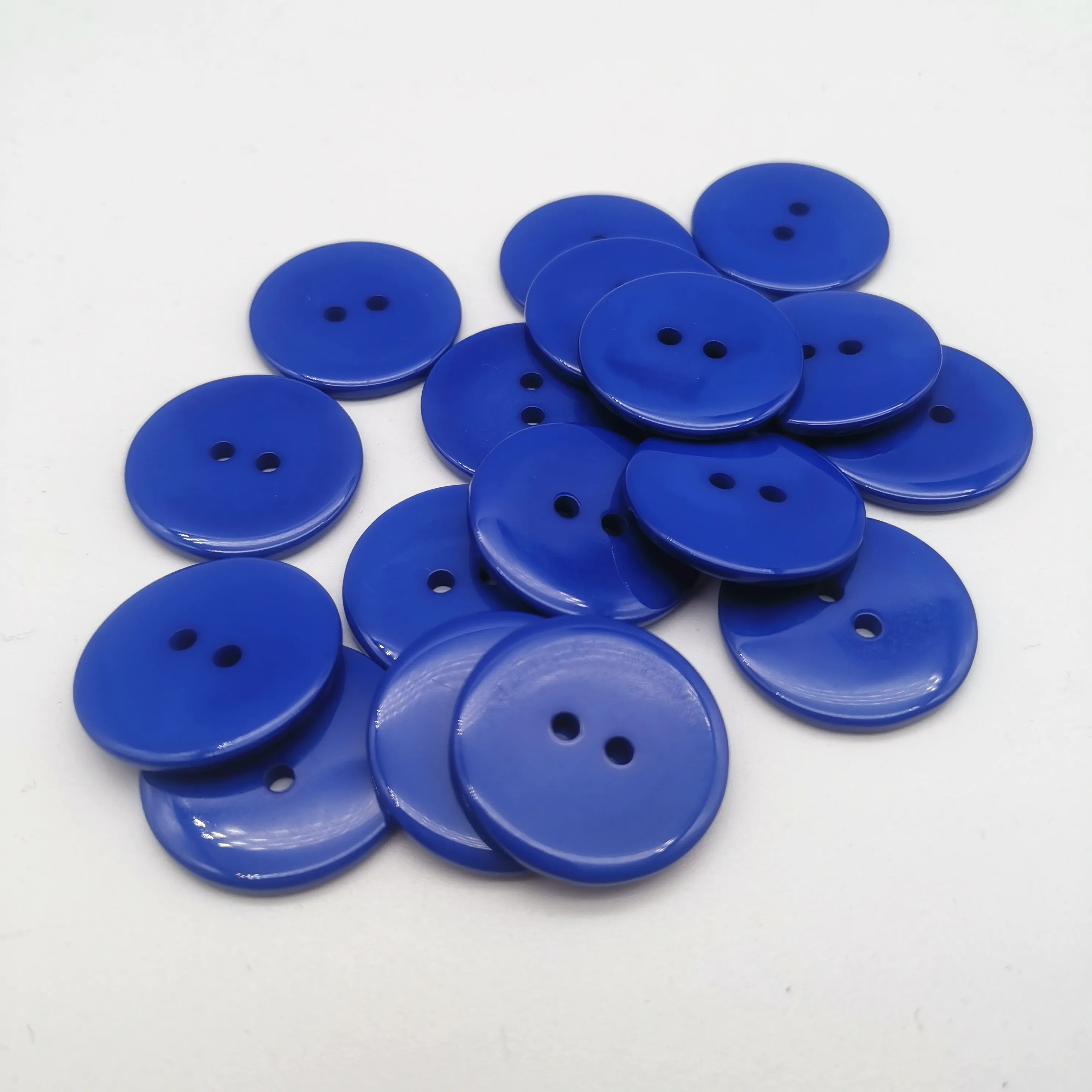 

100 шт. 23 мм королевские синие круглые пуговицы с 2 отверстиями для скрапбукинга, Детские пуговицы, рубашка, одежда, кнопки