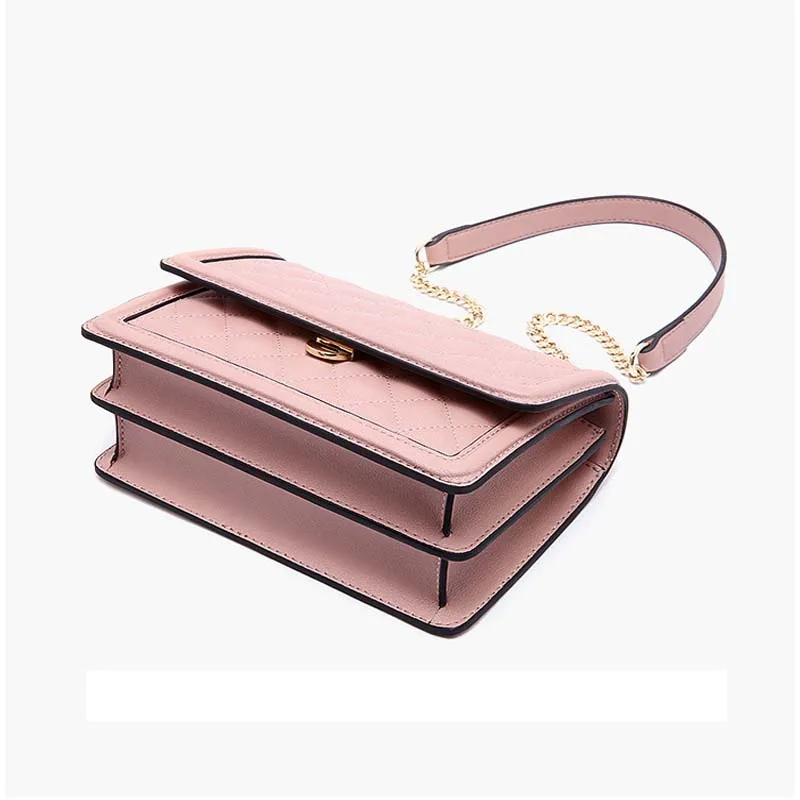 ALNEED сумки через плечо для женщин 2019 Алмазная решетка откидной клапан из