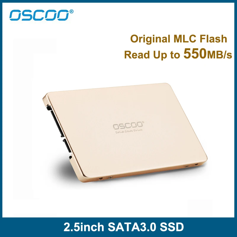 Твердотельный накопитель OSCOO HDD 2 5 дюйма SSD SATA3 120 ГБ 128 250 256 480 512 ГБ|Внутренние