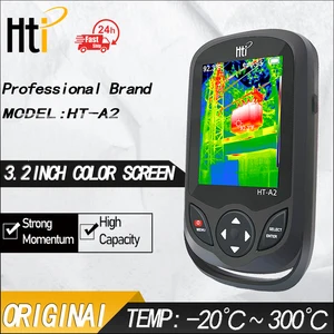 hti ht a2 mini mobile phone infrared ir thermal imager camera digital display detector 320 x 240 ir resolution with 76800 pixels free global shipping