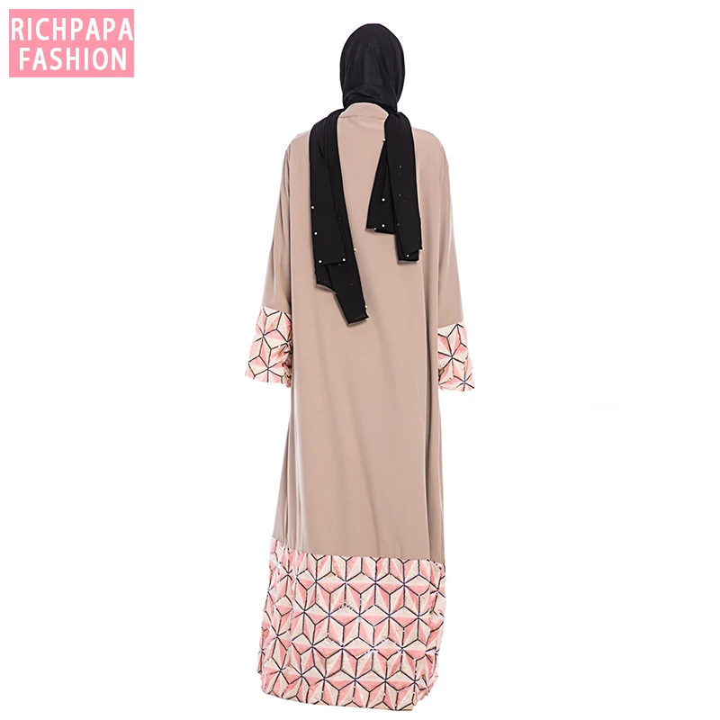 Зимнее кимоно абайя Дубай турецкий хиджаб мусульманское платье джилбаб