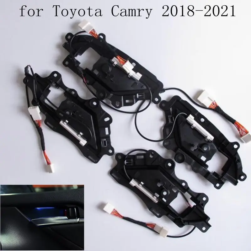

Car Interior LED Decorative Light Center Console Atmosphere Light Blue For Toyota Camry 2018 2019 2020 2021 Accessories