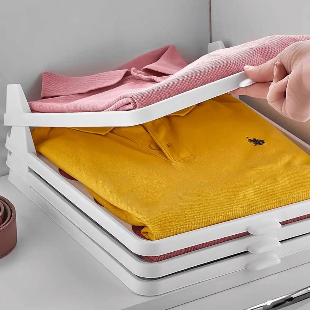 

5/10 Pcs Wardrobe T-Shirt Clothes Folder Separator Rack Board Convenient Short Shirt Organizer Multi-Functional Storage Separate