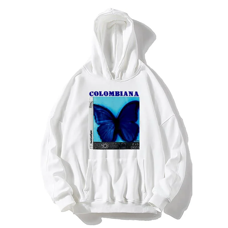 

Spring Hoodies Women High Street Hip-hop Casual Loose Printed Oversize Hooded Pullover Sweatshirts For Female Moletom Feminino