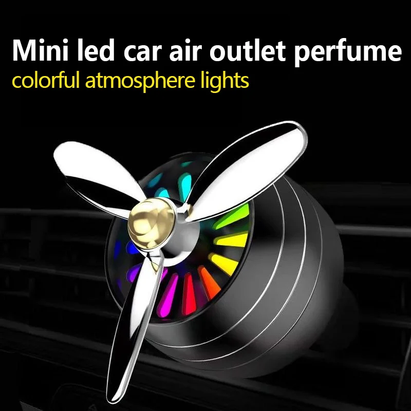 Освежитель воздуха для автомобиля освежитель с клипсой из сплава светодиодная